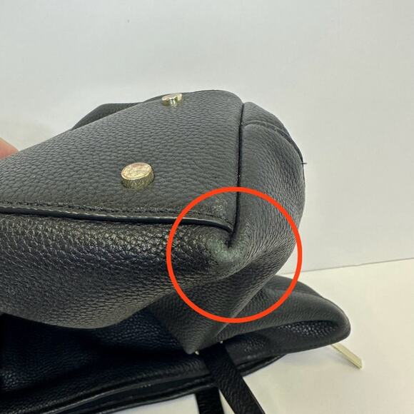 Kate Spade New York Black Leather Tote Bag - Picture 12 of 16